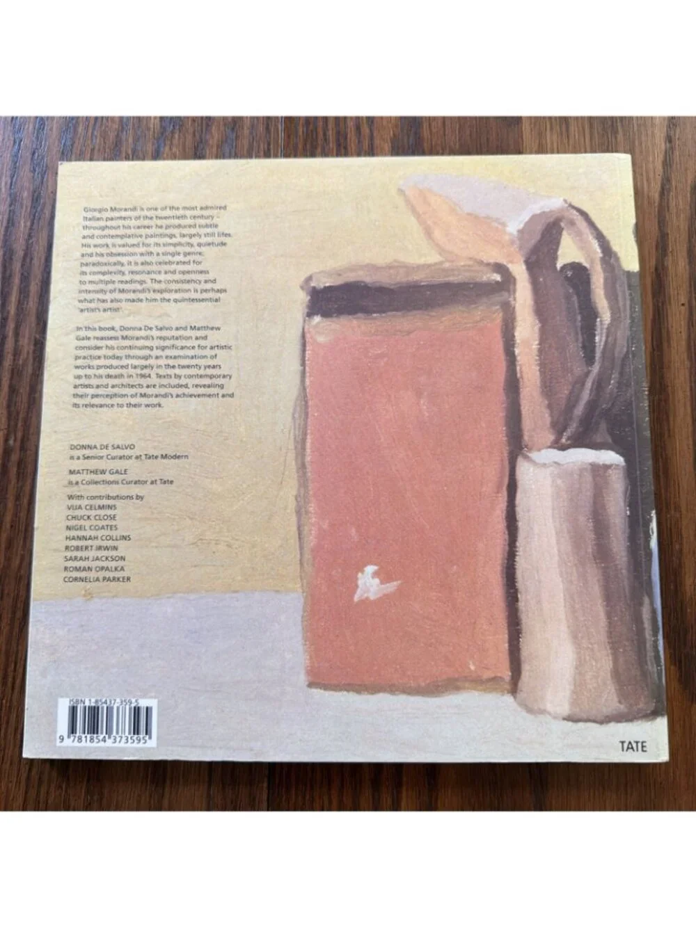 Giorgio Morandi Tate Softcover Book TATE De Salvo Gale Chuck Close Cornelia Park